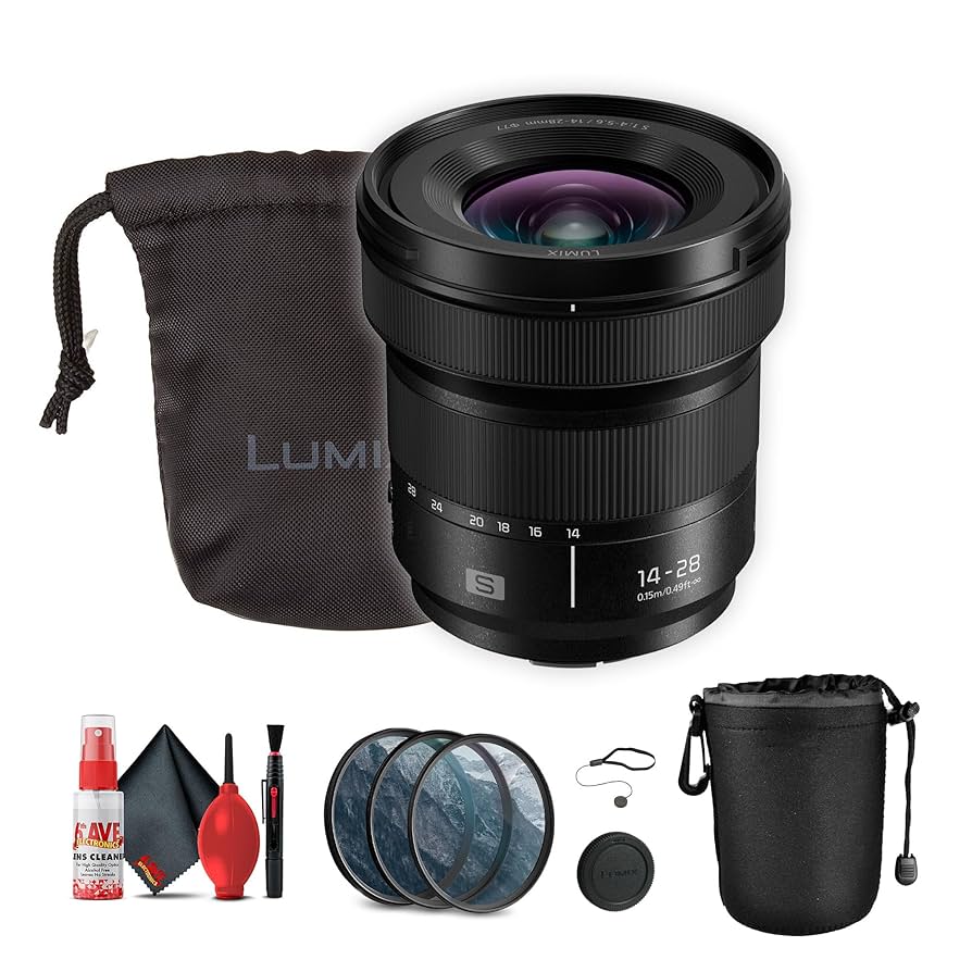 Amazon.com : Panasonic Lumix S 14-28mm f/4.5-5.6 Lens for